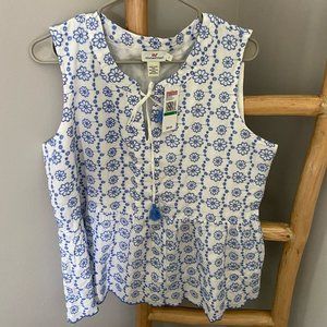 Never Worn Vineyard Vines Peplum Top
